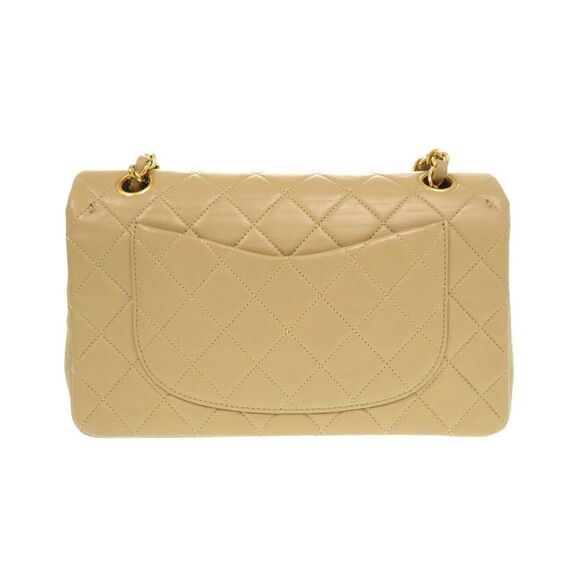 Pre Loved Chanel Classic Double Flap Bag Model A01112 Women Beige Shoulder Bags - Picture 4 of 8